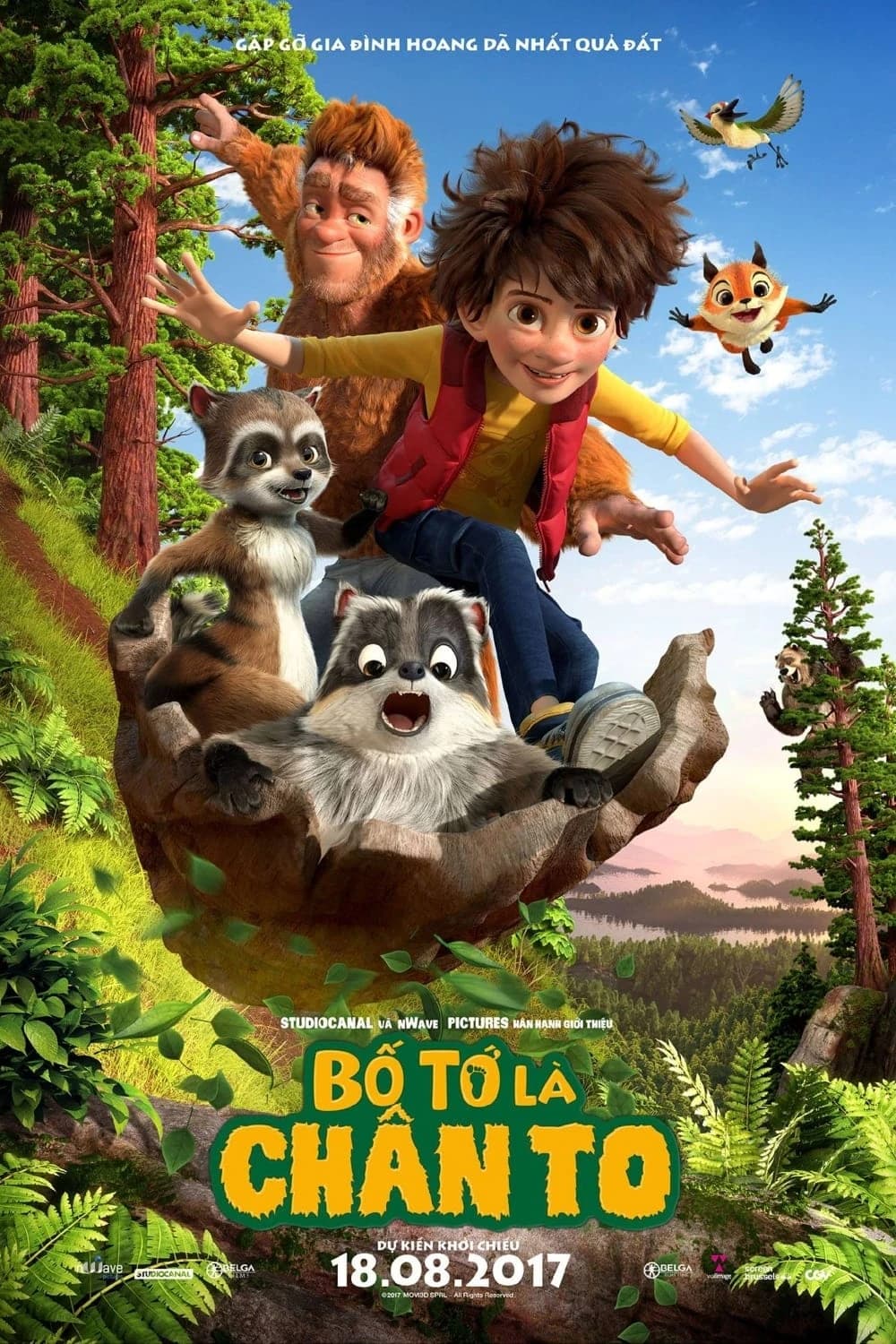 Xem phim Bố Tớ Là Chân To - The Son of Bigfoot