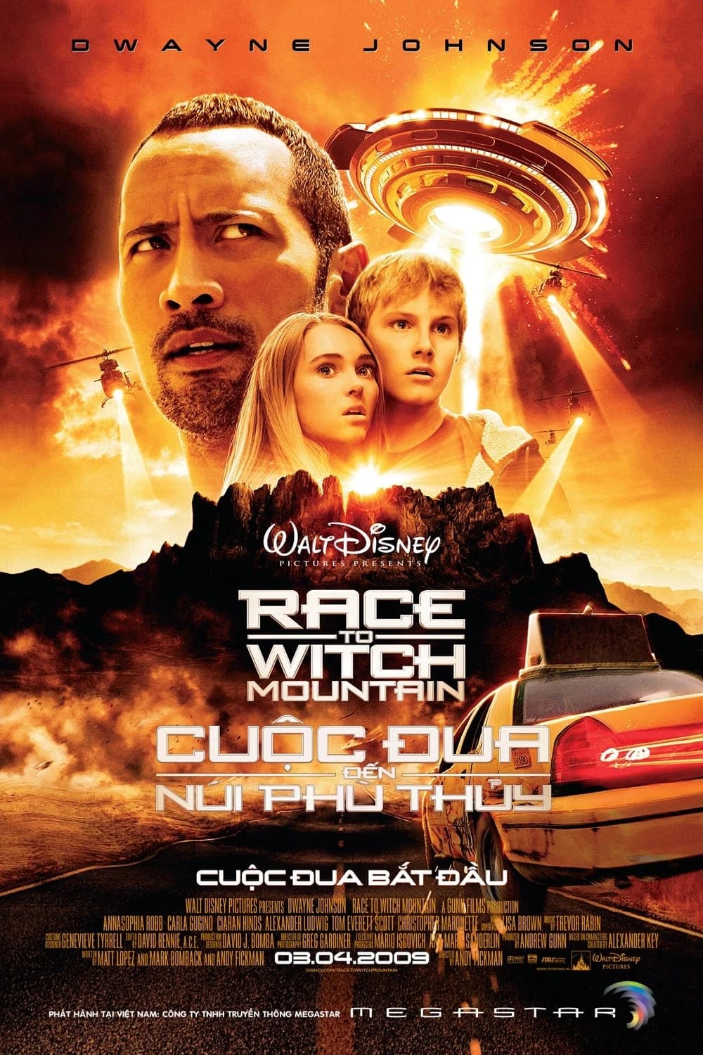 Xem phim Cuộc Đua Đến Núi Phù Thủy - Race to Witch Mountain