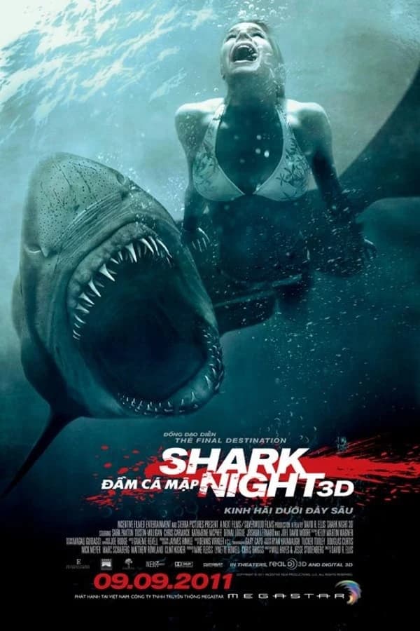 Xem phim Đầm Cá Mập - Shark Night 3D