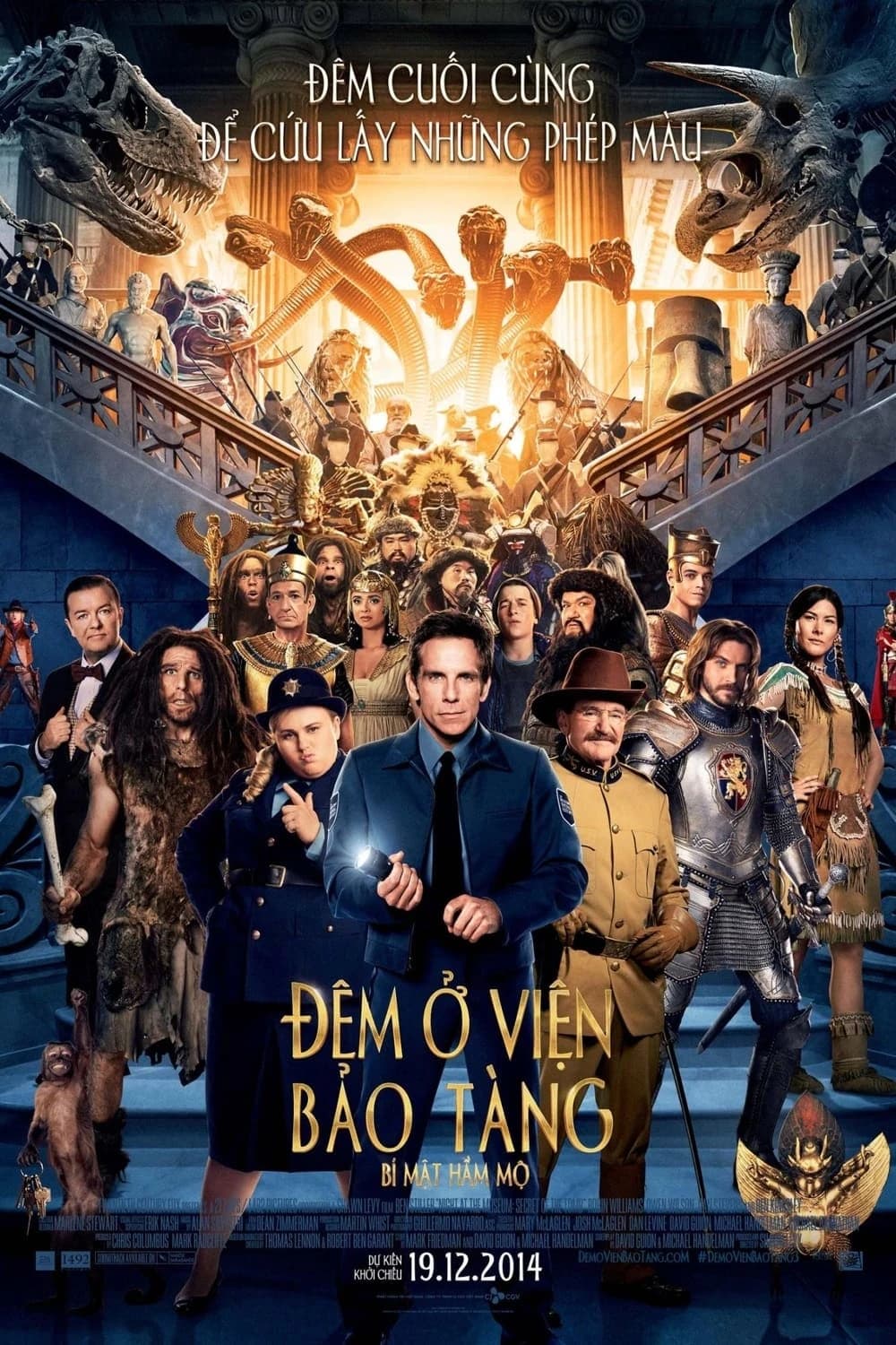 Xem phim Đêm Ở Viện Bảo Tàng: Bí Mật Hầm Mộ - Night at the Museum: Secret of the Tomb