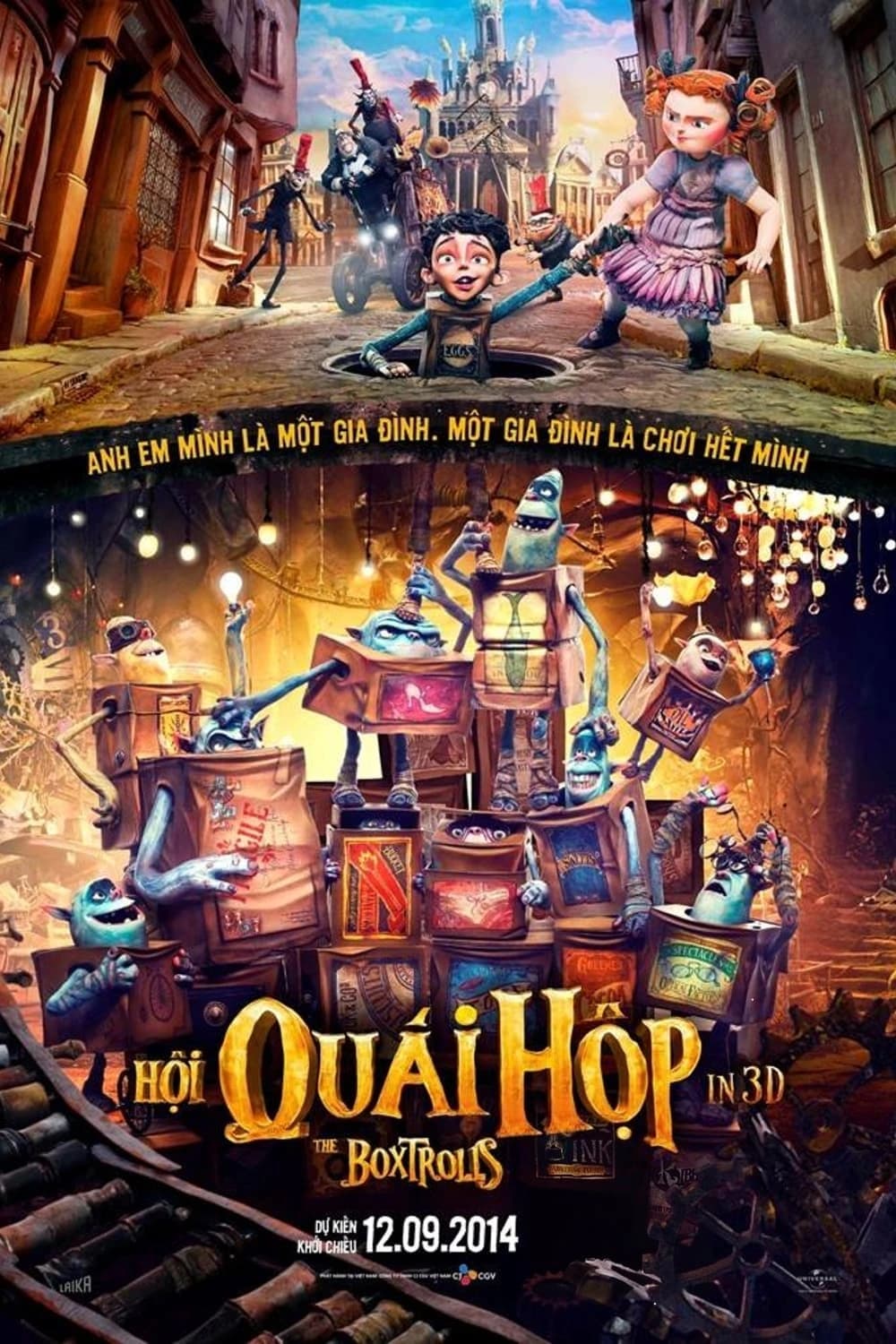 Xem phim Hội Quái Hộp - The Boxtrolls