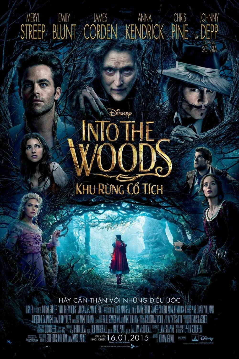 Xem phim Khu Rừng Cổ Tích - Into the Woods