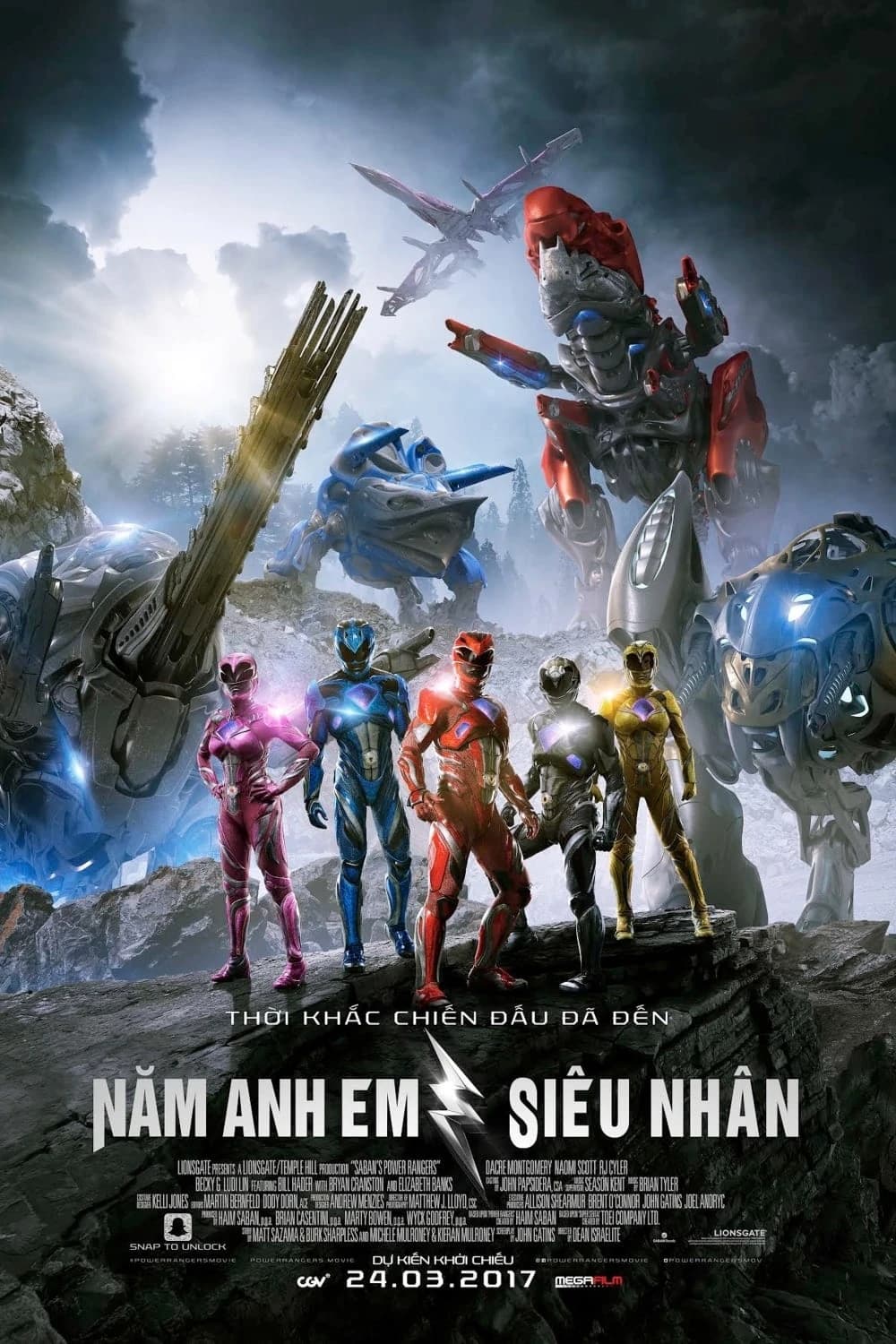 Xem phim Năm Anh Em Siêu Nhân - Power Rangers