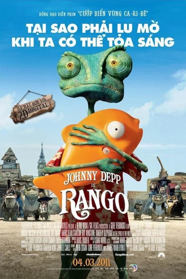 Xem phim Rango: Tắc Kè Nhát Gan - Rango