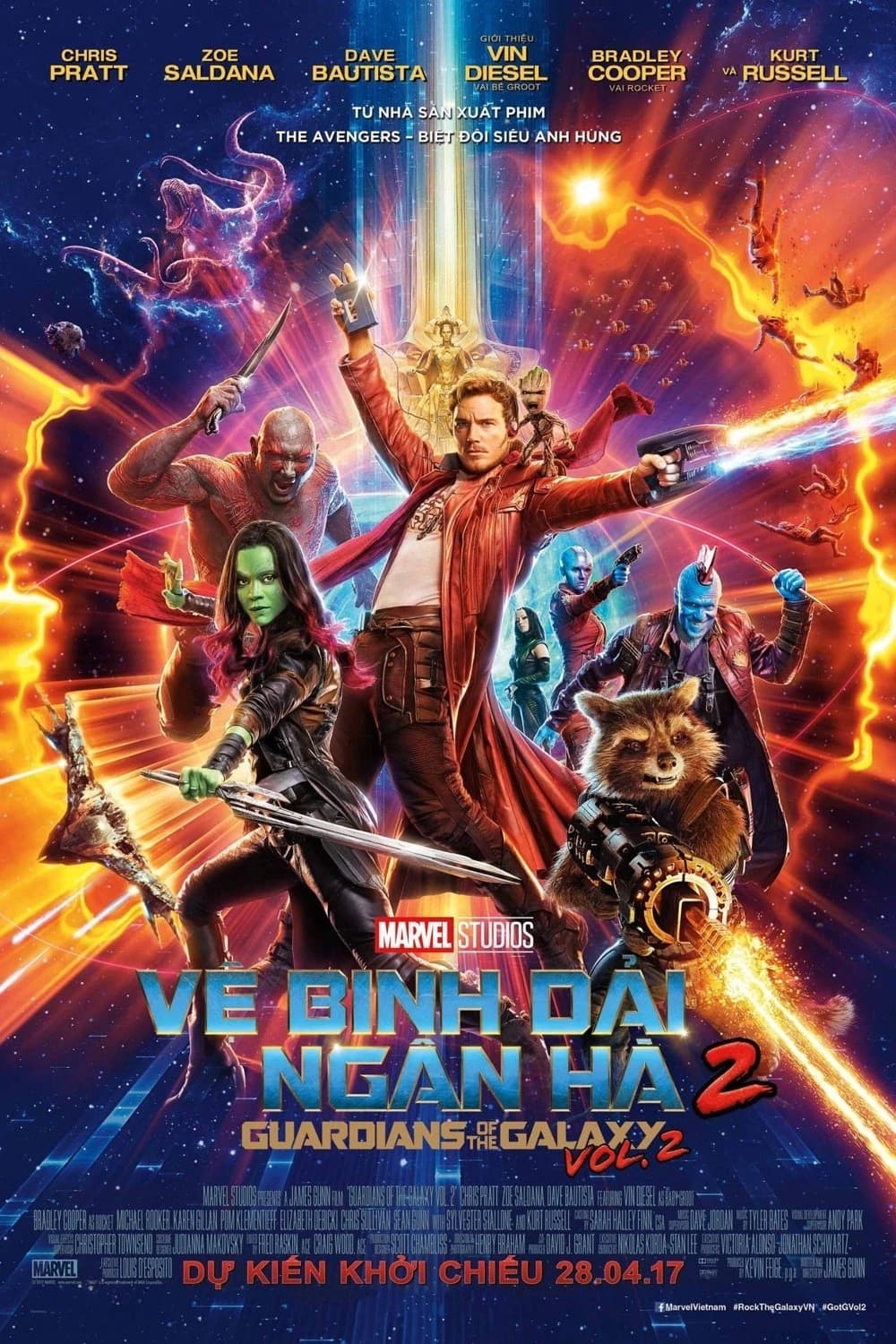 Xem phim Vệ Binh Dải Ngân Hà 2 - Guardians Of The Galaxy Vol. 2